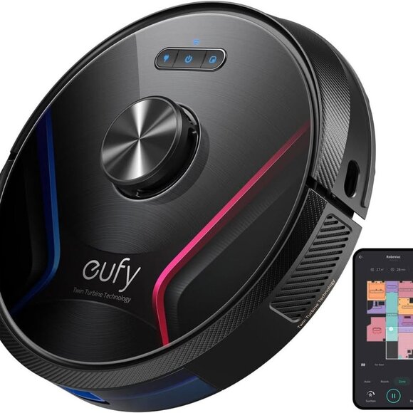 eufy by Anker, RoboVac X8, Robot Vacuum with iPath Laser Navigation Twin-Turbine - Picture 1 of 14
